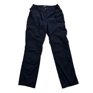 5.11 Tactical‎ Women’s Ripstop Cargo Pants Navy Size 8 Long 33” Inseam D-Ring